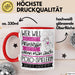 Polo-Spielerin Tasse Geschenk Spruch Wer Will Schon Prinzessin Sein Wenn Man Auch Polo-Spielerin Sein Kann Rot Trendation
