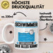 Schwimmer Tasse Geschenk für Schwimmer Der Mann Der Alles Kann Geschenkidee zum Geburtstag Weiß Trendation