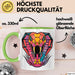 Reptil Schlange Tier Tasse Geschenk Lustige Geschenkidee Spruch Grün Trendation