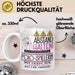 Polo-Spielerin Tasse Geschenk Lustig Abstand Halten Hochleistungs-Polo-Spielerin Mit Drang Zur Perfektion Bei Der Arbeit Weiß Trendation