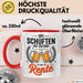 Rentner Pensionär Sarkasmus Tasse Geschenk Lustige Geschenkidee Spruch Das Schuften Hat Ein Ende Es Lebe Die Rente Rot Trendation
