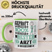 Arzt Geschenk Lustiger Spruch für Arzt Geschenkidee Bester Arzt Der Welt Grün Trendation