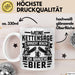 Waldarbeiter Tasse Geschenk Holz Meine Kettensägen Brauchen Benzin Und Ich Brauche Bier Weiß Trendation