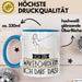 Geschenk für Wakeboarderin Tasse Lustige Geschenkidee Geburtstag Ich Bin Wakeboarderin Ich Darf Das Blau Trendation