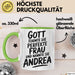 Andrea Tasse Geschenk Gott Formte Die Perfekte Frau Andrea Geschenkidee Grün Trendation