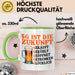 Biertrinker Tasse Geschenk Lustige Geschenkidee Spruch 5G Ist Die Zukunft Grün Trendation