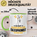 Saxophonist Geschenk Tasse So Gut Kann Nur Ein Saxophonist Aussehen Geschenkidee Kaffee-Becher Grün Trendation