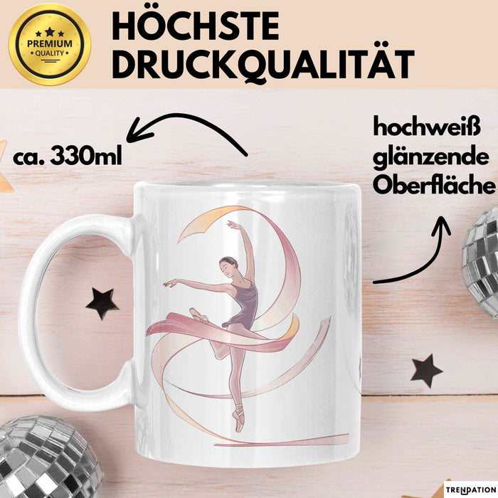 Tänzer Tasse Geschenk Lustige Geschenkidee Spruch Für Tanz Liebhaber Weiß Trendation