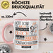 Tonstudio-Besitzerin Geschenk Becher Tasse Gott Schuf Alle Menschen Gleich Nur Die Besten Durfeten Tonstudio-Besitzerin Werden Geschenkidee Lustig Rosa Trendation