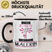 Malerin Tasse Geschenk Becher Stark Attraktiv Furchtlos Malerin Lustige Geschenkidee Trendation