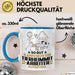 Tierheimmitarbeiter Geschenk Tasse So Gut Kann Nur Ein Tierheimmitarbeiter Aussehen Geschenkidee Kaffee-Becher Blau Trendation