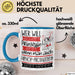 Hiphop-Produzentin Tasse Geschenk Spruch Wer Will Schon Prinzessin Sein Wenn Man Auch Hiphop-Produzentin Sein Kann Blau Trendation