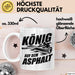 Stockschießen Tasse Geschenkidee König Auf Der Strasse Weiß Trendation