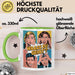 Büroarbeit Kollege Abschied Tasse Geschenk Lustige Geschenkidee Spruch Du Gehst Grün Trendation