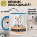Hundefrisör Geschenk Tasse So Gut Kann Nur Ein Hundefrisör Aussehen Geschenkidee Kaffee-Becher Blau Trendation
