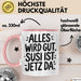 Susi Tasse Geschenk Alles Ist Gut Susi Ist Jetz Da Geschenkidee Becher mit Name Rosa Trendation