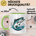 Angler Tasse Geschenkidee Angelbegeisterter Lustiger Spruch Geschenkidee Lustig Grün Trendation