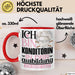 Konditorin Ausbildung Start Geschenk Tasse Ich Bin Konditorin In Der Ausbildung Ich Darf Das Kaffee-Becher Geschenkidee Rot Trendation