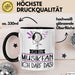 Geschenk für Musikfan Tasse Lustige Geschenkidee Geburtstag Ich Bin Musikfan Ich Darf Das Trendation