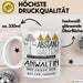 Anwältin Tasse Geschenk Lustig Abstand Halten Hochleistungs-Anwältin Mit Drang Zur Perfektion Bei Der Arbeit Weiß Trendation