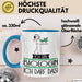 Geschenk für Biologin Tasse Lustige Geschenkidee Geburtstag Ich Bin Biologin Ich Darf Das Blau Trendation