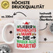 Weihnachten Tasse Geschenk Lieber Weihnachtsmann Die Waren Alle Unartig Geschenkidee Xmas Kaffee-Becher Weiß Trendation