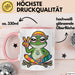 Hippie Frosch Tasse Geschenk Lustige Geschenkidee Spruch Rosa Trendation