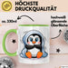 Pinguin Tier Tasse Geschenk Lustige Geschenkidee Spruch Grün Trendation