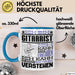 Gitarrist Geschenk Kaffee-Tasse Geschenkidee für Gitarrist Ich Bin Gitarrist Ich Kann Es Dir Erklären Jedoch Nicht Für Dich Verstehen Spruch Lustig Blau Trendation