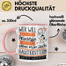 Haustiersitterin Tasse Geschenk Spruch Wer Will Schon Prinzessin Sein Wenn Man Auch Haustiersitterin Sein Kann Rosa Trendation