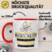 Musikschülerin Weil Es Keinen Schöneren Beruf Gibt Tasse Geschenk für Eine Musikschülerin Lustig Rot Trendation