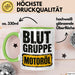 Auto Kfz Mechaniker Tasse Geschenk Lustige Geschenkidee Spruch Blutgruppe Motoröl Grün Trendation