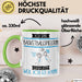 Basketballspielerin Tasse Geschenk Ich Bin Basketballspielerin Warum Weil Ich Es Kann Geschenkidee Geburtstag Grün Trendation