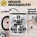 Drummer Schlagzeug-Spieler Geschenk Tasse Geschenkidee Kaffee-Becher Schlagzeuger Ja Das Muss So Laut Schwarz Trendation