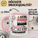 Boxerin Tasse Geschenk Lustiger Spruch Bitte Erheben Sie Sich Seine Majestät Die Boxerin Betritt Den Raum Rosa Trendation