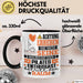 Pilates-Enthusiast Geschenk Tasse Lustiger Spruch Erheben Sie Sich Der Pilates-Enthusiast Betritt den Raum Schwarz Trendation