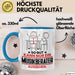 Musikberater Geschenk Tasse So Gut Kann Nur Ein Musikberater Aussehen Geschenkidee Kaffee-Becher Blau Trendation