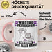 Wildtierforscher Tasse Geschenk für Wildtierforscher Der Mann Der Alles Kann Geschenkidee zum Geburtstag Rosa Trendation