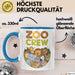 Zoo Tiere Liebhaber Tasse Geschenk Lustige Geschenkidee Spruch Zoo Crew Blau Trendation