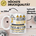 Tierärztin Tasse Geschenk Lustig Abstand Halten Hochleistungs-Tierärztin Mit Drang Zur Perfektion Bei Der Arbeit Weiß Trendation