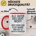 Elke-Marie Tasse Geschenk Alle Sagten Das Geht Nicht Aber Dann Kam Elke-Marie Und Hat Es Einfach Gemacht Geschenkidee Becher mit Name Rot Trendation