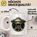 Waschbär Geschenk Tasse Ufo Alien Waschbär-Liebhaber Geschenkdidee Weiß Trendation