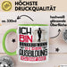 Bankkaufmann Ausbildung Tasse Geschenk Ich Bin Bankkaufmann In Der Ausbildung Ich Darf Das Geschenkidee Spruch Grün Trendation