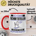 Schriftsteller Tasse Geschenk für Schriftsteller Geburtstag Lustiger Spruch Kaffee-Becher Was Ist Deine Superkraft Rot Trendation