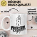 Katzen Tasse Pauschal Dagegen Katze Katzenliebhaber Kater Geschenk Miau Katzenbesitzerin Geschenkidee Humor Kaffee-Becher Weiß Trendation