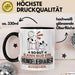 Hundeliebhaber Geschenk Tasse So Gut Kann Nur Ein Hundeliebhaber Aussehen Geschenkidee Kaffee-Becher Schwarz Trendation