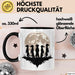 Erdmännchen Tier Mond Tasse Geschenk Lustige Geschenkidee Schwarz Trendation