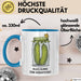 Geburtstagsfeier Essiggurken Tasse Geschenk Lustige Geschenkidee Spruch Alles Gurke Zum Geburtstag Blau Trendation