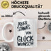 Sarkastischer Sarkasmus Tasse Geschenk Lustige Geschenkidee Spruch Aber Sowas Von Glück Wunsch Weiß Trendation