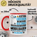 Modelbauer Geschenk Tasse Lustiger Spruch Erheben Sie Sich Der Modelbauer Betritt den Raum Rot Trendation